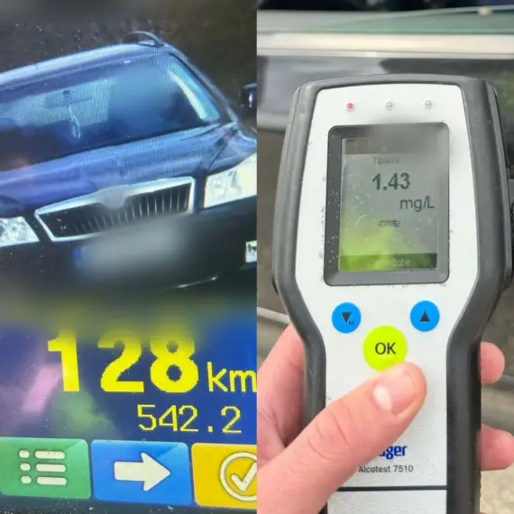 Foto Şofer prins băut și cu 128 km/h în localitatea Spineni