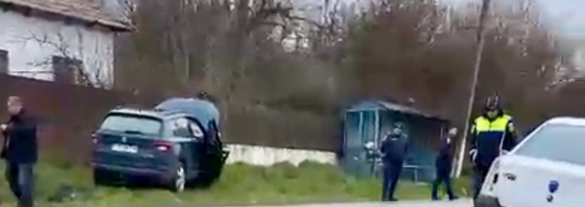 Foto Accident la Cârlogani. O persoană, la spital