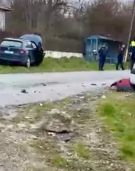 Foto Accident la Cârlogani. O persoană, la spital