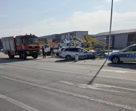 Foto Accident provocat de un șofer fără ITP și RCA pe DN 65: A rămas fără permis după ce a lovit o ambulanță SAJ Olt