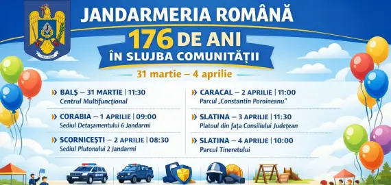 Foto 176 de ani în slujba comunității – Jandarmii olteni sărbătoresc Ziua Armei