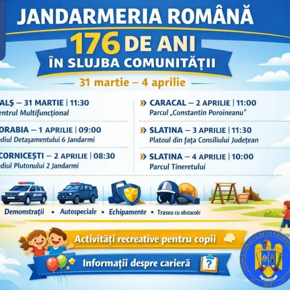 Foto 176 de ani în slujba comunității – Jandarmii olteni sărbătoresc Ziua Armei