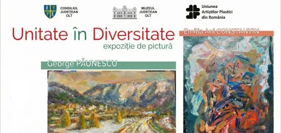 Foto „Unitate în diversitate”, pe simezele Galeriei Artis: Un dialog vizual între artiştii George Păunescu şi Emilia Ani Constantin