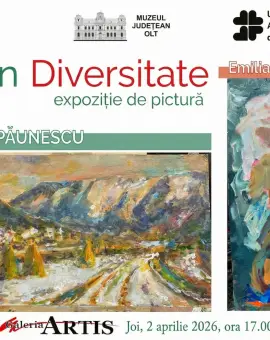 Foto „Unitate în diversitate”, pe simezele Galeriei Artis: Un dialog vizual între artiştii George Păunescu şi Emilia Ani Constantin