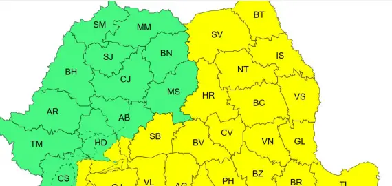 Foto Oltul, sub Cod Galben de vânt şi ploi abundente 