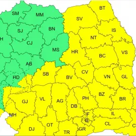 Foto Oltul, sub Cod Galben de vânt şi ploi abundente 