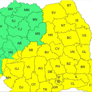 Foto Oltul, sub Cod Galben de vânt şi ploi abundente 