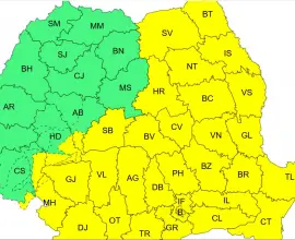 Foto Oltul, sub Cod Galben de vânt şi ploi abundente 