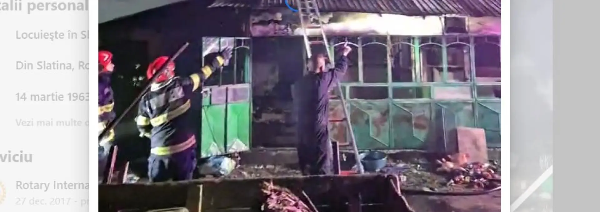 Foto Locuinţă din Brebeni, cuprinsă de incendiu. Intervenţie promptă a pompierilor şi autorităţilor locale (VIDEO)