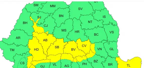 Foto Informare meteo: vreme rece, ploi şi vânt în următoarele zile