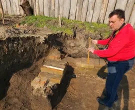 Foto Descoperire fascinantă la Reşca, în Dobrosloveni. Cum arăta o locuință romană din capitala Daciei Inferior