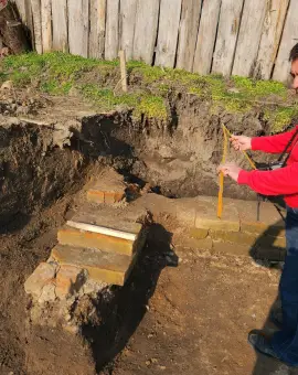 Foto Descoperire fascinantă la Reşca, în Dobrosloveni. Cum arăta o locuință romană din capitala Daciei Inferior