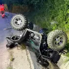 Foto Un bărbat a murit după ce s-a răsturnat cu ATV-ul în localitatea Sprâncenata