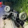 Foto Un bărbat a murit după ce s-a răsturnat cu ATV-ul în localitatea Sprâncenata
