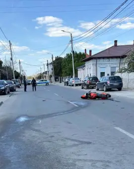 Foto Motociclist rănit într-un accident rutier produs în Slatina