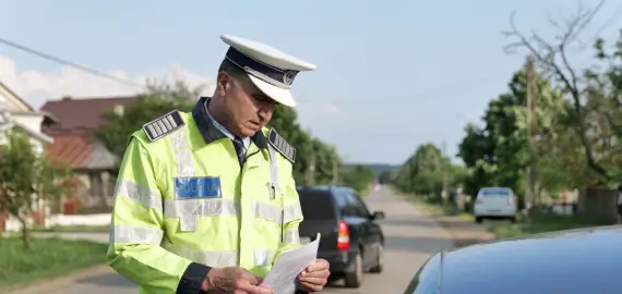 Foto Pericol pe șoselele din Olt: un tânăr fără permis și unul beat criță, prinși de polițiști