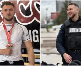 Foto Performanță de top pentru Jandarmeria Olt: Eduard Udriște, vicecampion în Brazilian Jiu Jitsu, la ADCC Nationals România