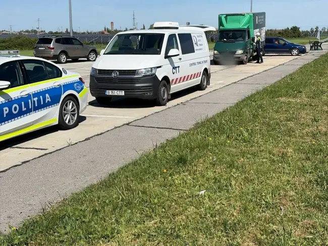 Foto Razie rutieră în Olt, pe DN 6: Permise reținute și zeci de amenzi aplicate