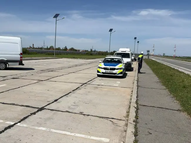 Foto Razie rutieră în Olt, pe DN 6: Permise reținute și zeci de amenzi aplicate