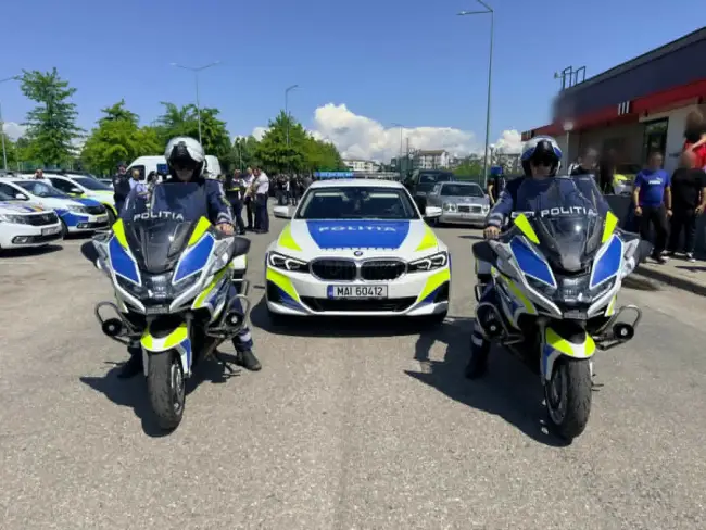 Foto Sezonul moto a început la Slatina cu parade și acțiuni preventive ale poliției