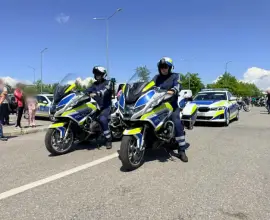 Foto Sezonul moto a început la Slatina cu parade și acțiuni preventive ale poliției