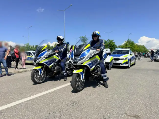 Foto Sezonul moto a început la Slatina cu parade și acțiuni preventive ale poliției