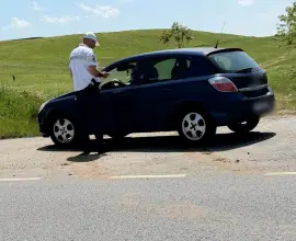Foto Zeci de șoferi sancționați pe DN 6, în Olt, în urma unei acţiuni rutiere