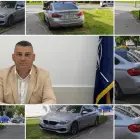 Foto Tupeu de liberal: Cătălin Nedelcu și-a parcat bolidul de lux direct pe spațiul verde, la sediul PNL Slatina (FOTO)