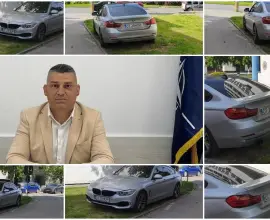 Foto Tupeu de liberal: Cătălin Nedelcu și-a parcat bolidul de lux direct pe spațiul verde, la sediul PNL Slatina (FOTO)