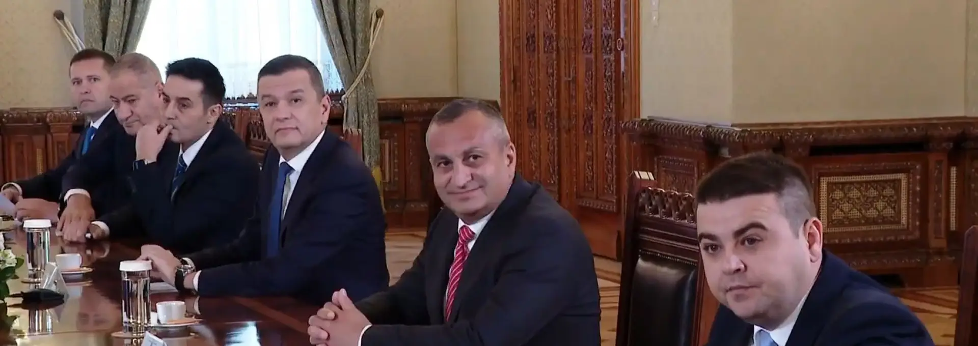 Foto Marius Oprescu, în delegaţia PSD la consultările de la Cotorceni