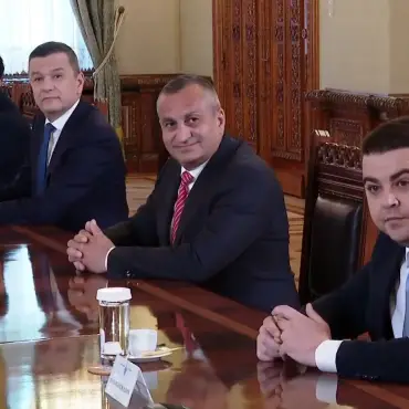 Foto Marius Oprescu, în delegaţia PSD la consultările de la Cotorceni