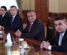Foto Marius Oprescu, în delegaţia PSD la consultările de la Cotorceni