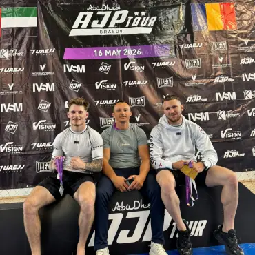 Foto Eduard Udrişte, o nouă performanţă sportivă la o competiție internațională de Brazilian Jiu-Jitsu