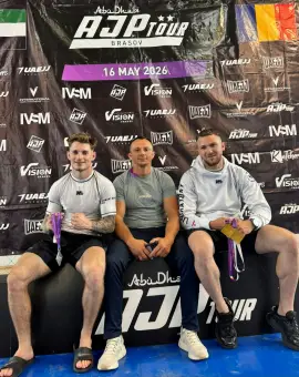 Foto Eduard Udrişte, o nouă performanţă sportivă la o competiție internațională de Brazilian Jiu-Jitsu