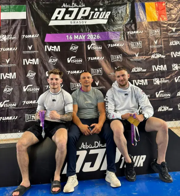 Foto Eduard Udrişte, o nouă performanţă sportivă la o competiție internațională de Brazilian Jiu-Jitsu