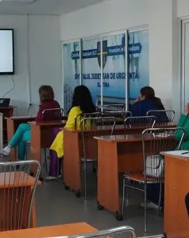 Foto Investigații CT mai sigure la Spitalul Slatina: Instruire specială cu un expert din Lituania
