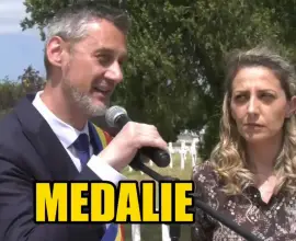 Foto Scandal la Slatina: Primarul Mario De Mezzo, acuzat de jignirea eroilor Armatei Române