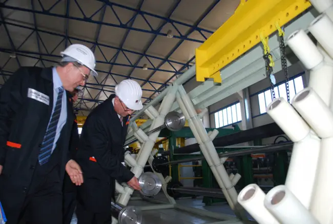 Foto FOTO. TMK Slatina, investiţie de 10 milioane de euro. Noua secţie permite producţia pentru industria auto şi hidraulică