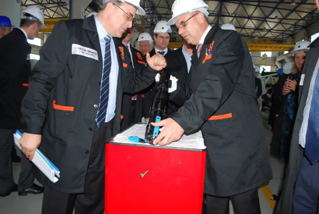 Foto FOTO. TMK Slatina, investiţie de 10 milioane de euro. Noua secţie permite producţia pentru industria auto şi hidraulică