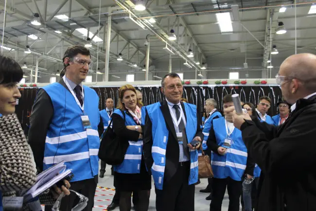 Foto FOTO. Fabrica Prolyte din Piatra-Olt, inaugurată de ministrul Economiei. Investiţie de 4,5 milioane de euro