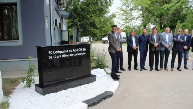 Foto FOTO. „Compania de Apă Olt, de zece ani alături de comunitate”. Eveniment festiv la CAO Olt