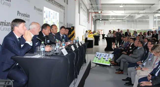 Foto GALERIE FOTO. Cea mai mare fabrică de cabluri de fibră optică, inaugurată de Prysmian în Parcul Industrial. „Slatina este un pilon important în seria de investiții globale ale Grupului