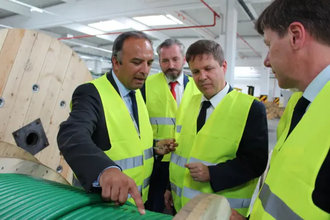 Foto GALERIE FOTO. Cea mai mare fabrică de cabluri de fibră optică, inaugurată de Prysmian în Parcul Industrial. „Slatina este un pilon important în seria de investiții globale ale Grupului