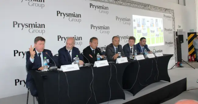 Foto GALERIE FOTO. Cea mai mare fabrică de cabluri de fibră optică, inaugurată de Prysmian în Parcul Industrial. „Slatina este un pilon important în seria de investiții globale ale Grupului