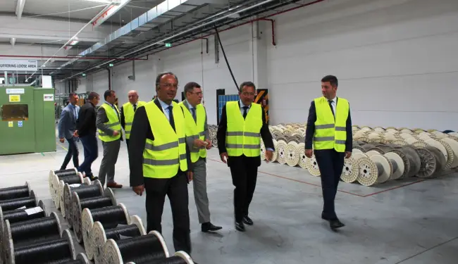 Foto GALERIE FOTO. Cea mai mare fabrică de cabluri de fibră optică, inaugurată de Prysmian în Parcul Industrial. „Slatina este un pilon important în seria de investiții globale ale Grupului