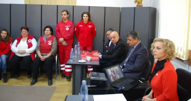 Foto Crucea Roşie Olt are un sediu modern. Întreaga investiţie a fost realizată de către Alro Slatina