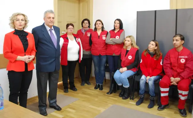 Foto Crucea Roşie Olt are un sediu modern. Întreaga investiţie a fost realizată de către Alro Slatina