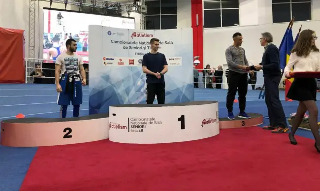 Foto FOTO. Medalii pentru atleţii de la CSM Slatina. Andrei Neagoe şi Daniel Budin, pe podium în finala indoor
