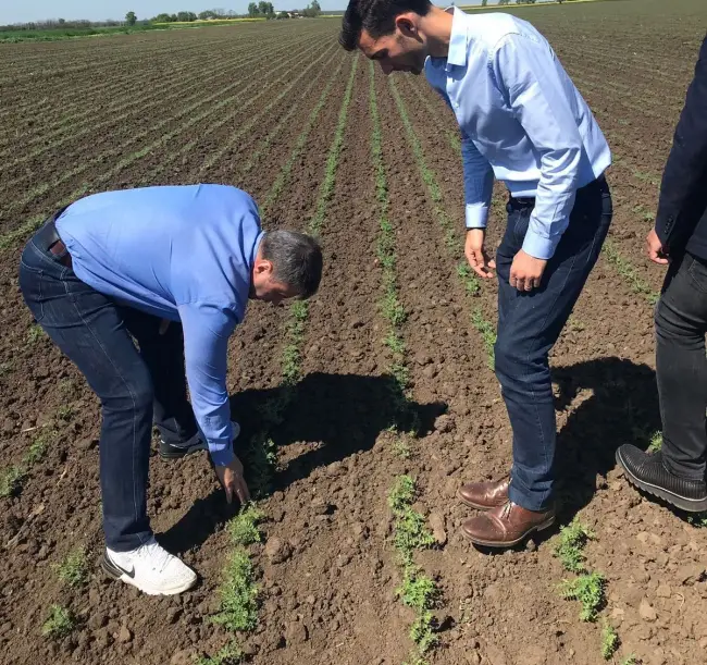 Foto FOTO. Agricultorii din sudul judeţului, întâlnire cu secretarul de stat Botănoiu: „Cel mai important lucru este să nu pierdem contactul cu fermierii”