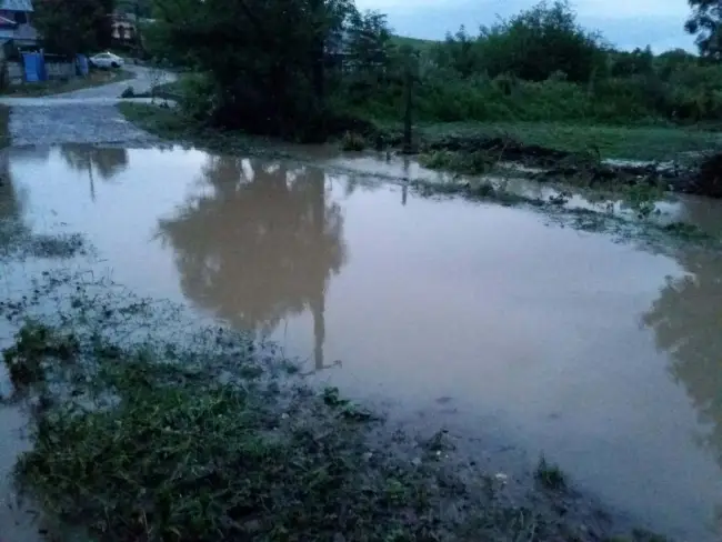 Foto Culturi agricole şi drumuri distruse la Pîrşcoveni, Movileni şi Tătuleşti
